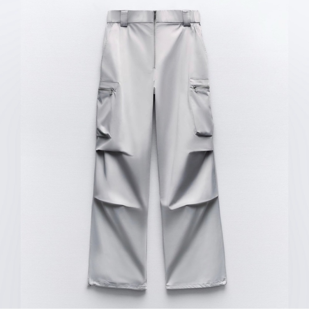 Zara Taupe Casual Pants